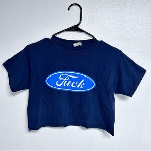 John Galt F*ck Cropped T-Shirt